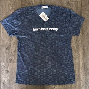 Burn Boot Camp Men's Blue Short Sleeve Tee